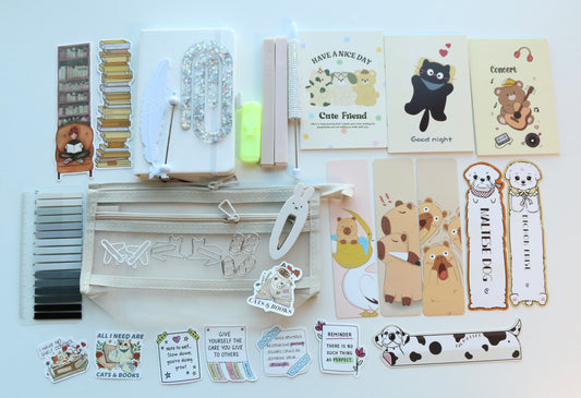 CREAMY WHITE ☁️🤍 BOOKISH BUNDLE