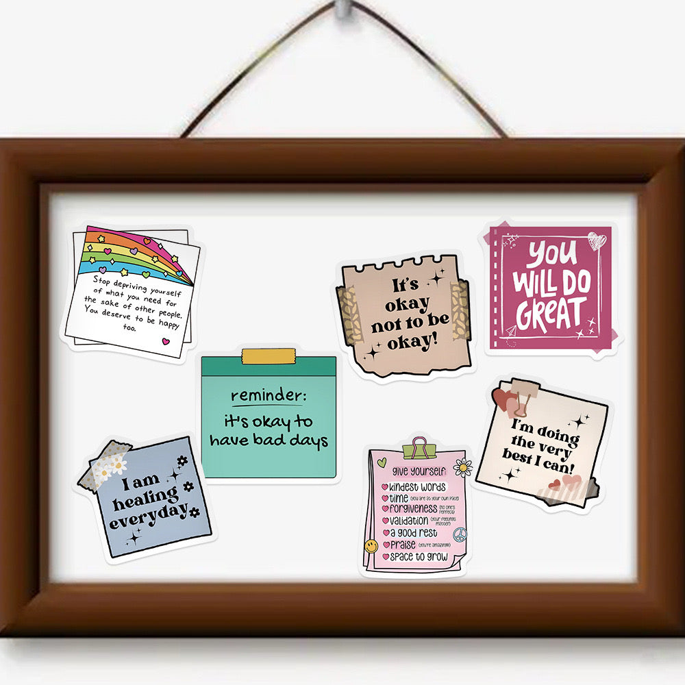 Positive Affirmation Stickers – 50 pcs 🌈